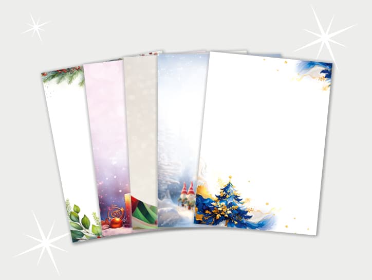 Weihnachtsbriefpapier allgemein