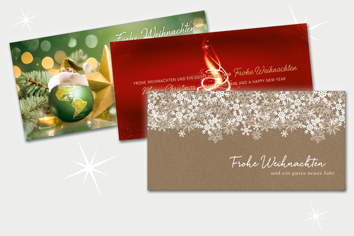 Firmen Weihnachtskarten