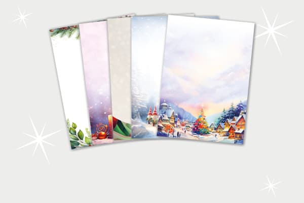 Weihnachtbriefpapier allgemein