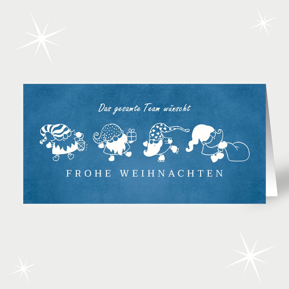 Weihnachtsmann-Team