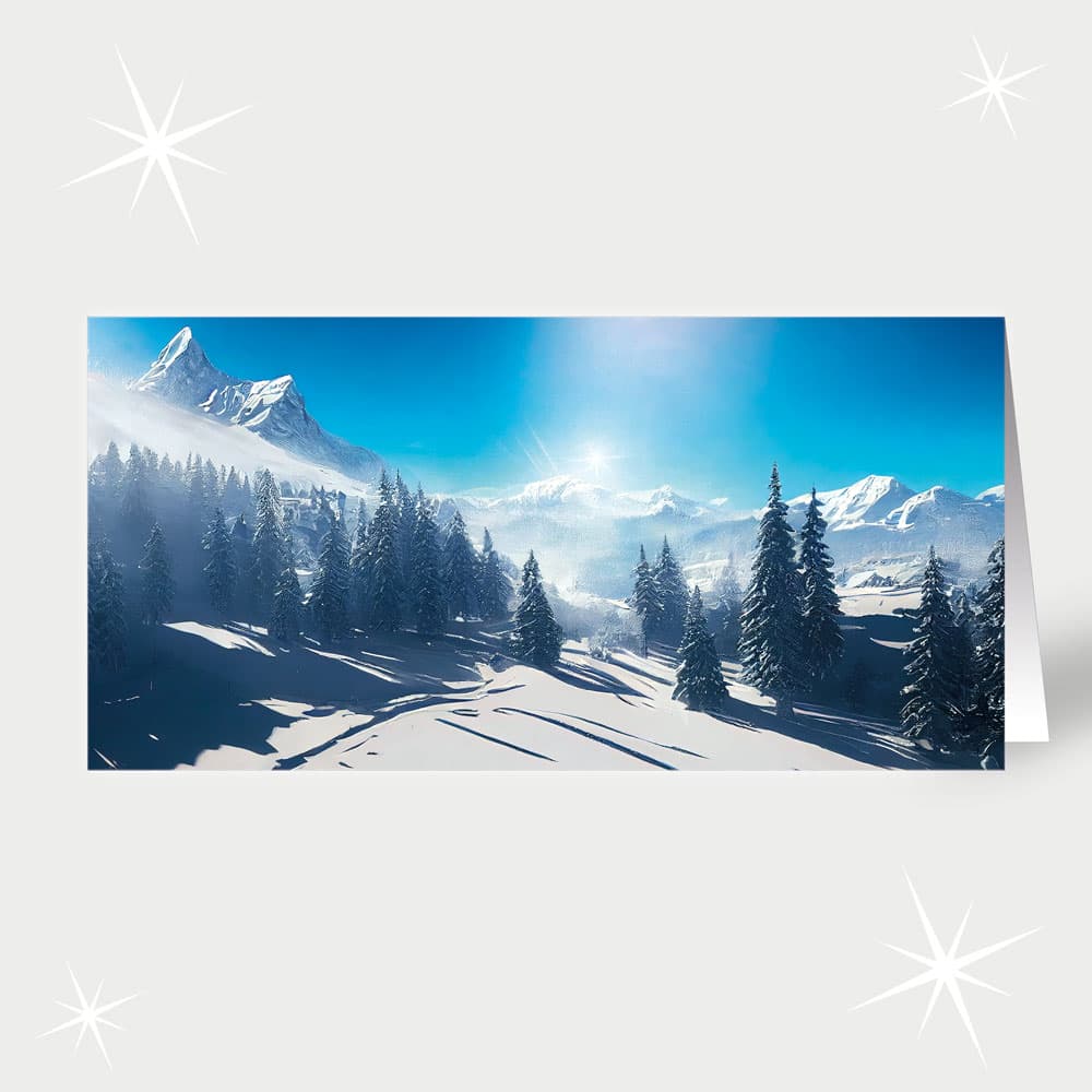 Unberührte Winterstimmung