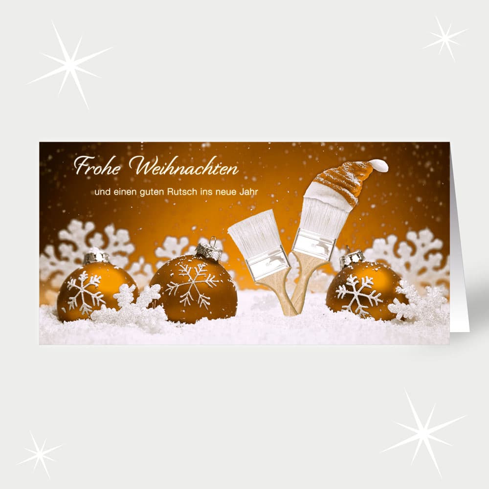 Festlicher Pinselschmuck
