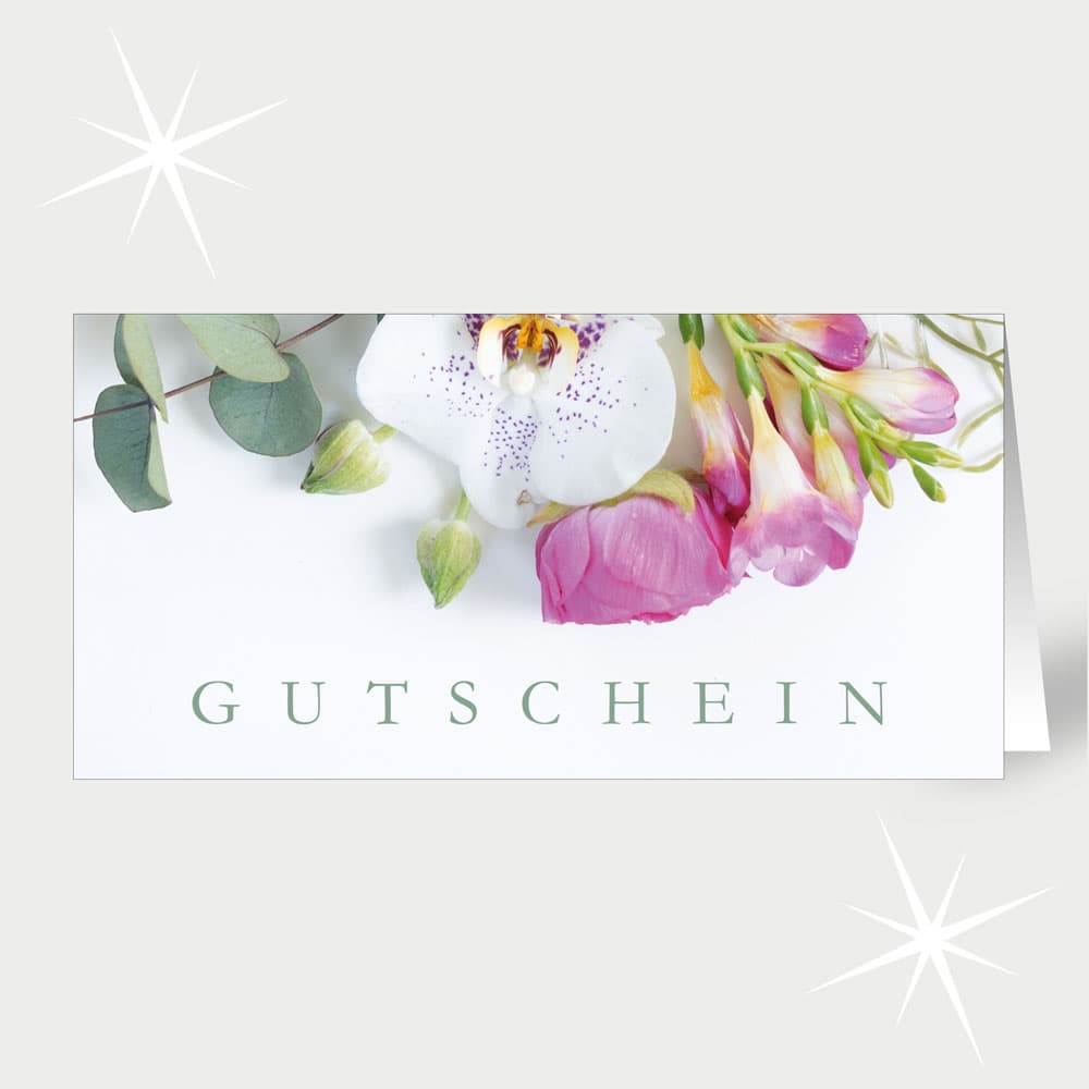 Eleganter Gutschein