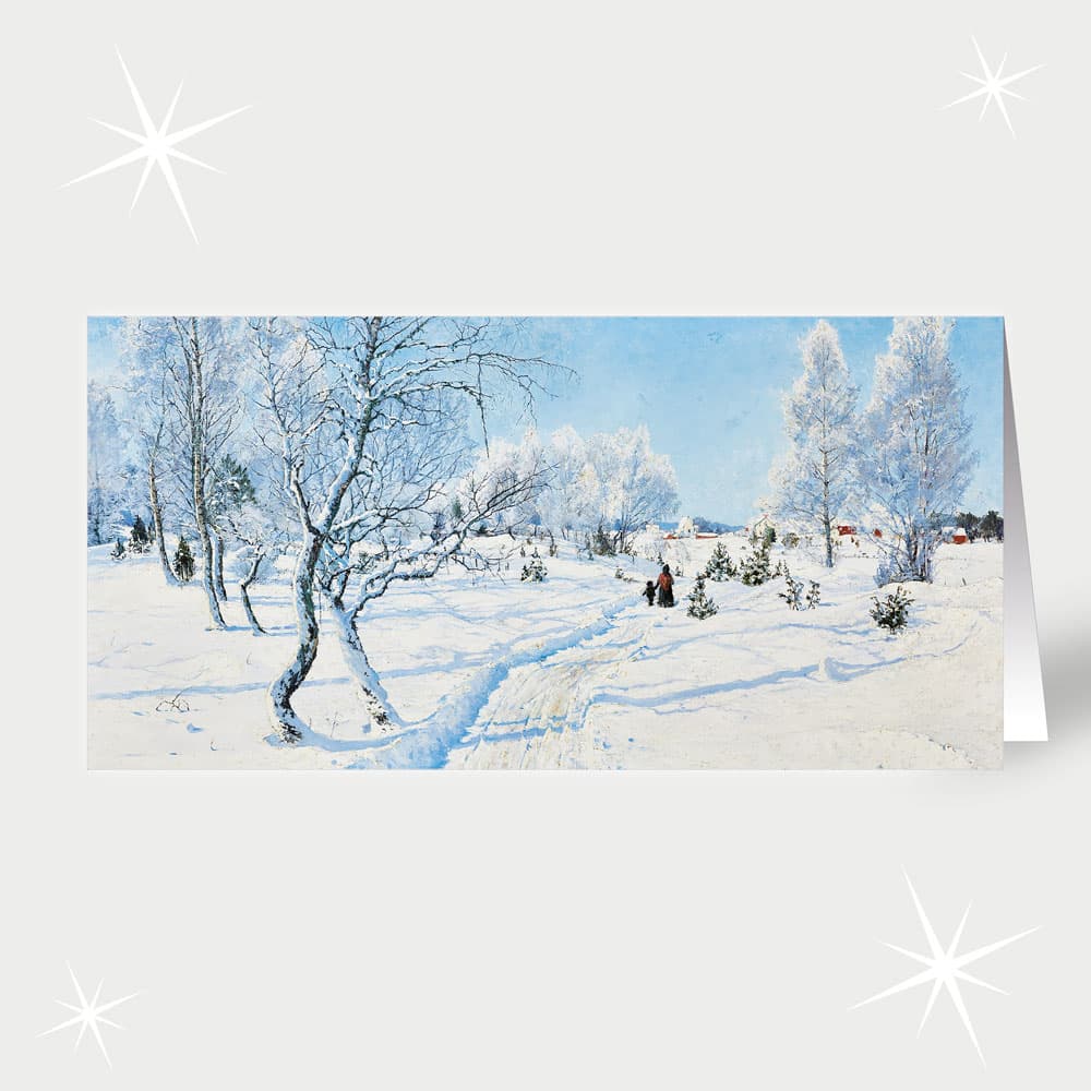 Anton Genberg / Winterlandschaft Täby (1912)