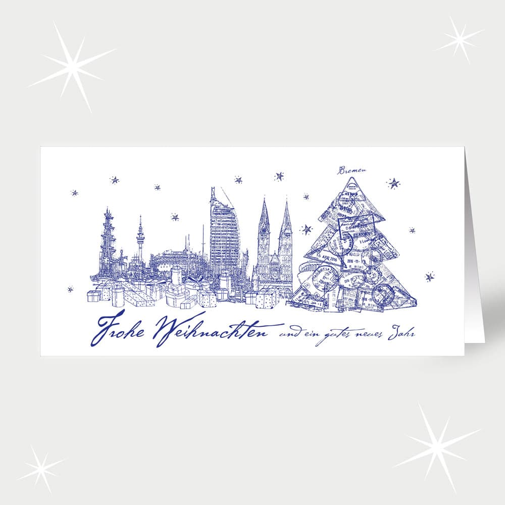 Bremen in Blau