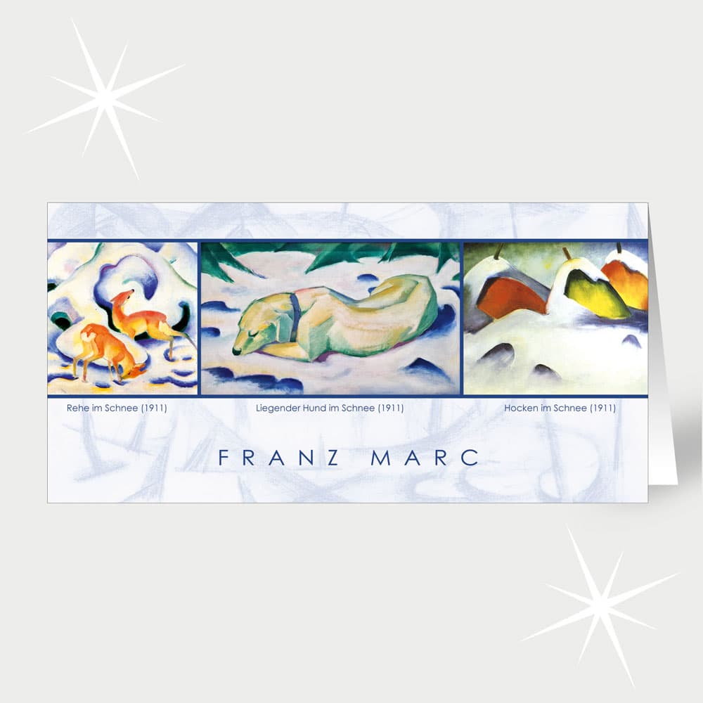 Franz Marc Collage Werke Winter (1911)