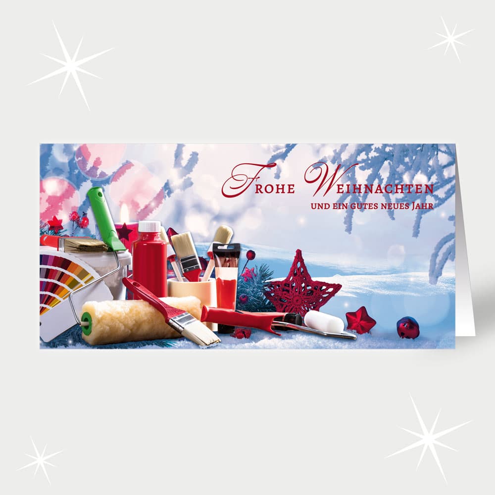 Weihnachtliches Farbenspiel