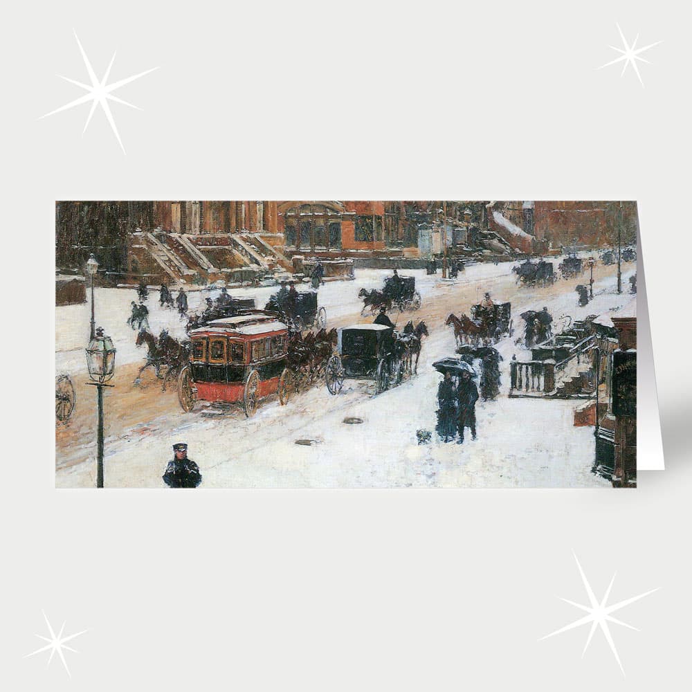 Childe Hassam / Fifth Avenue in Winter