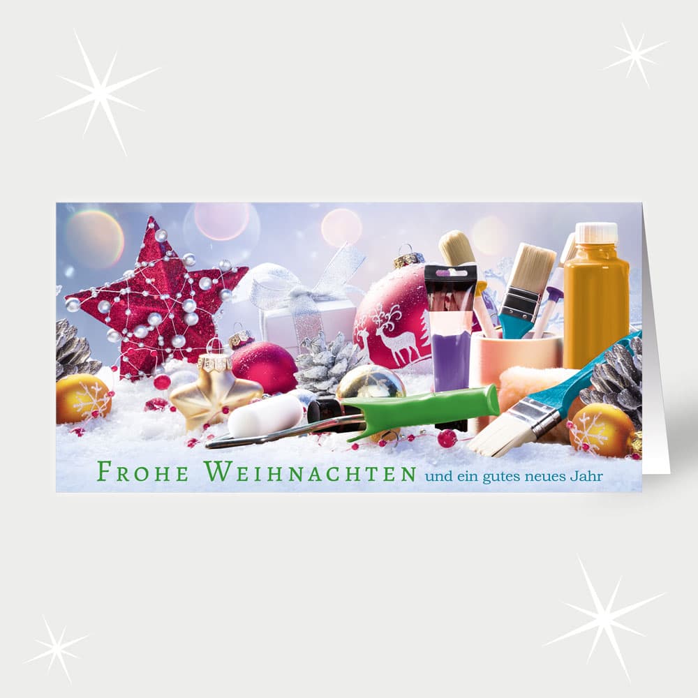 Malerischer Festschmuck