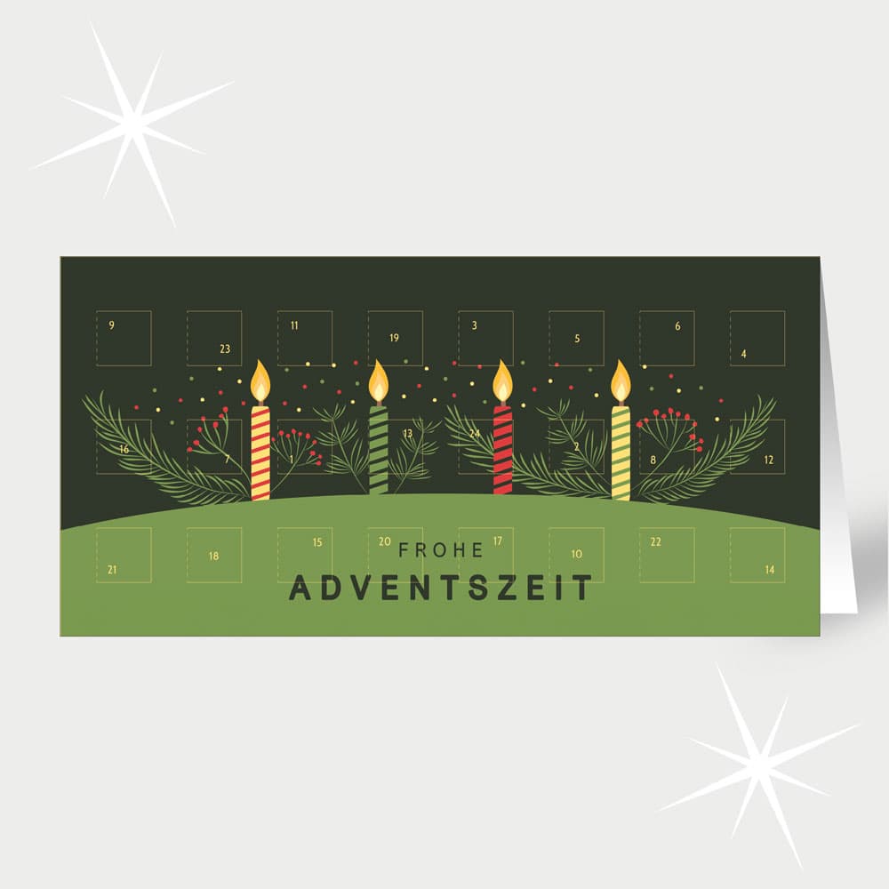 Zuckerstangenkerzen
