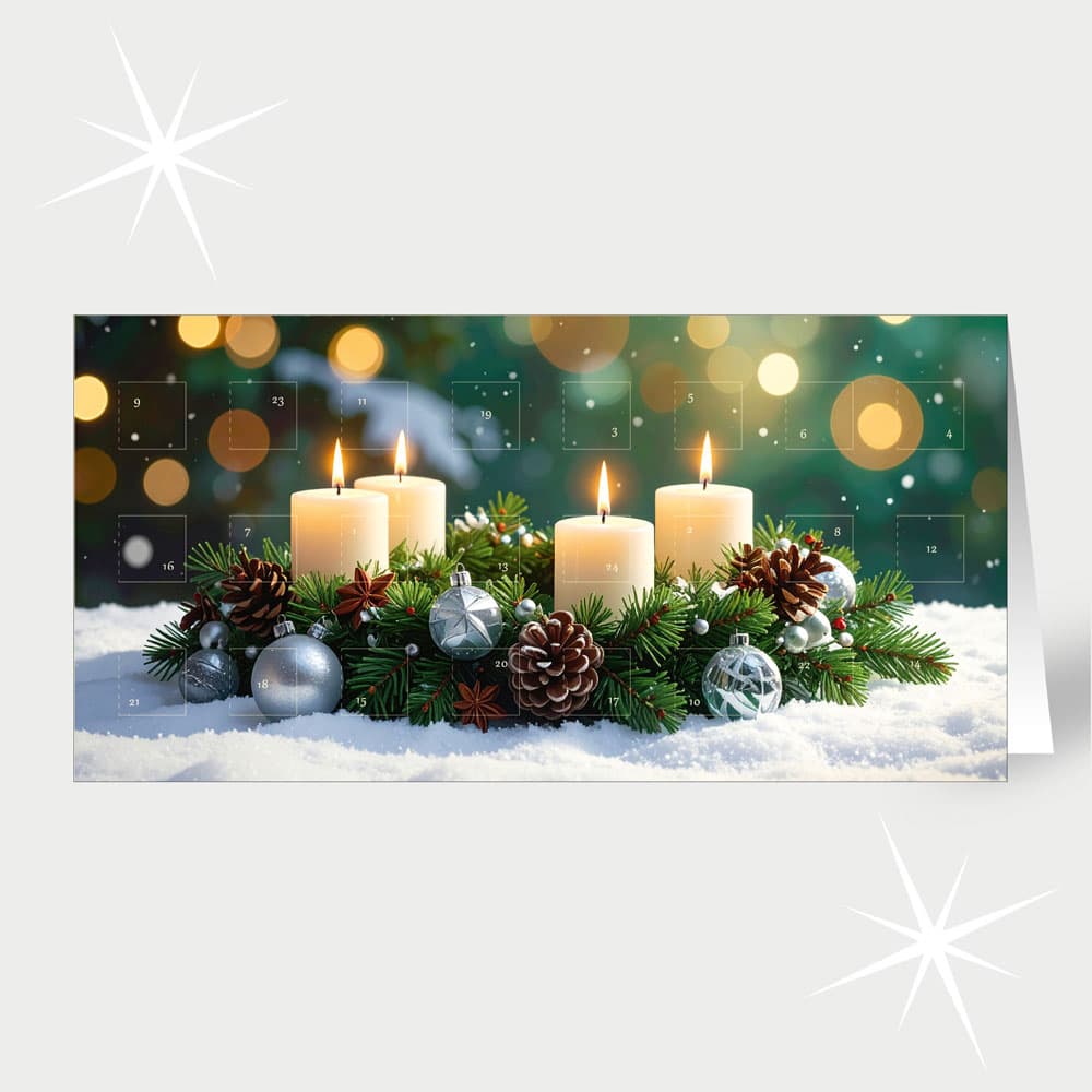 Adventskranzbokeh