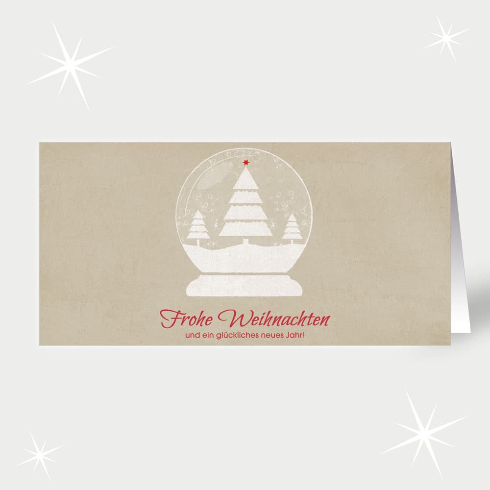 Moderne Weihnachtskugel