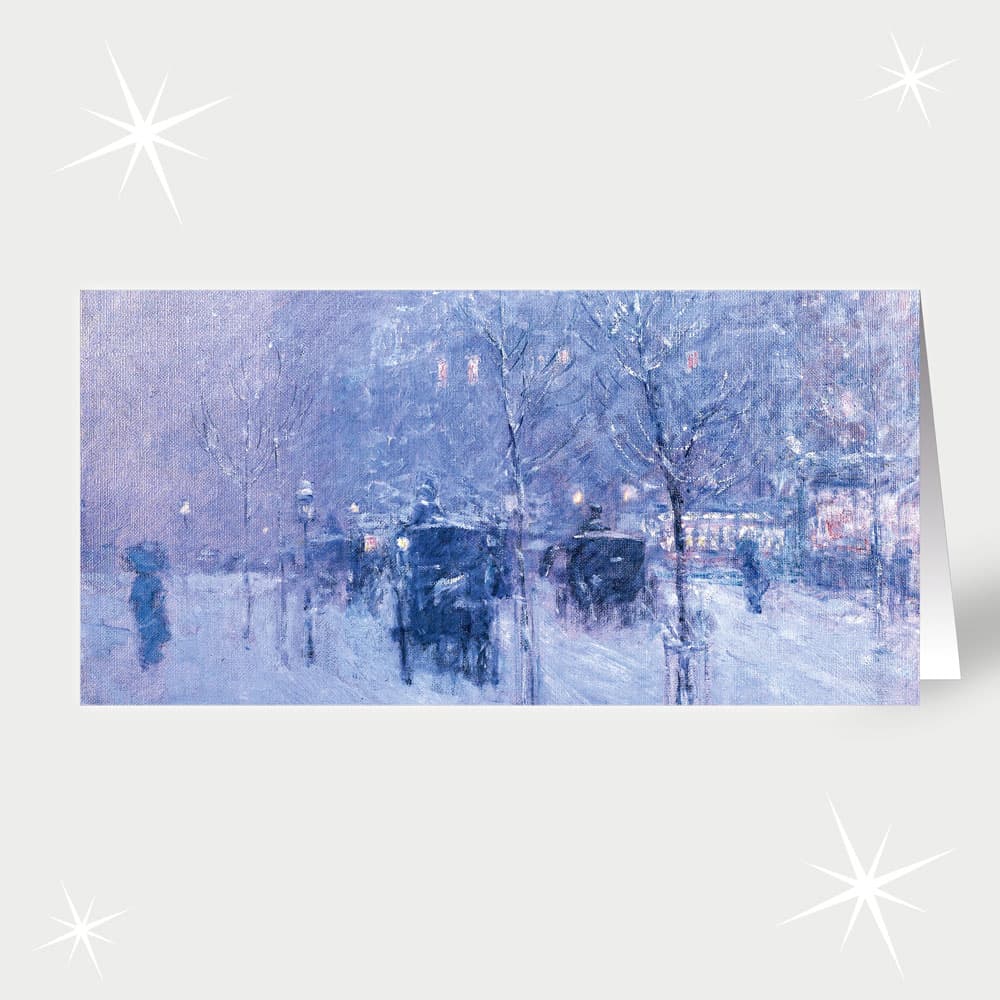 Childe Hassam, Late Afternoon, New York, Winter