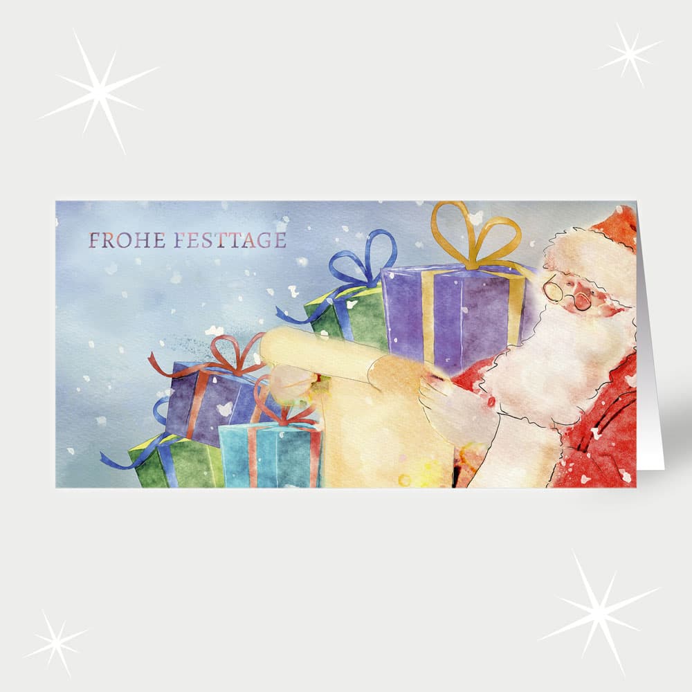 Geschenke vom Weihnachtsmann