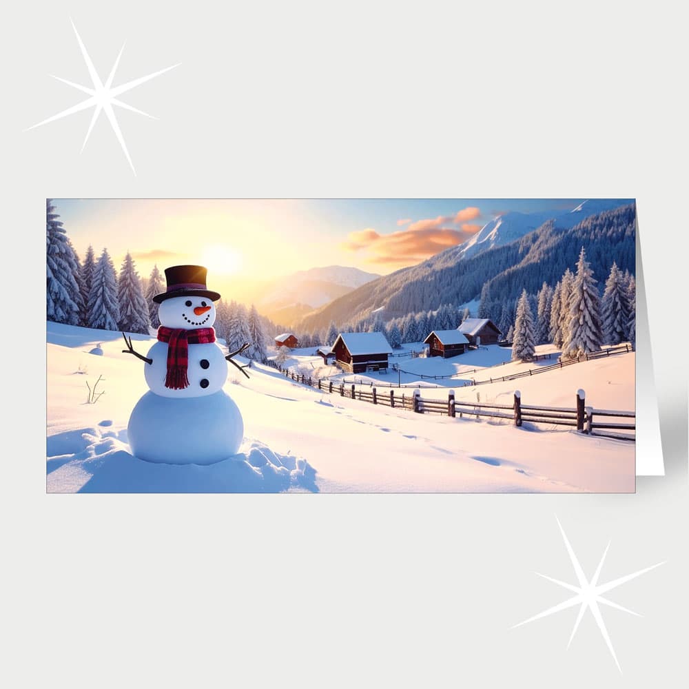Schneemannlächeln