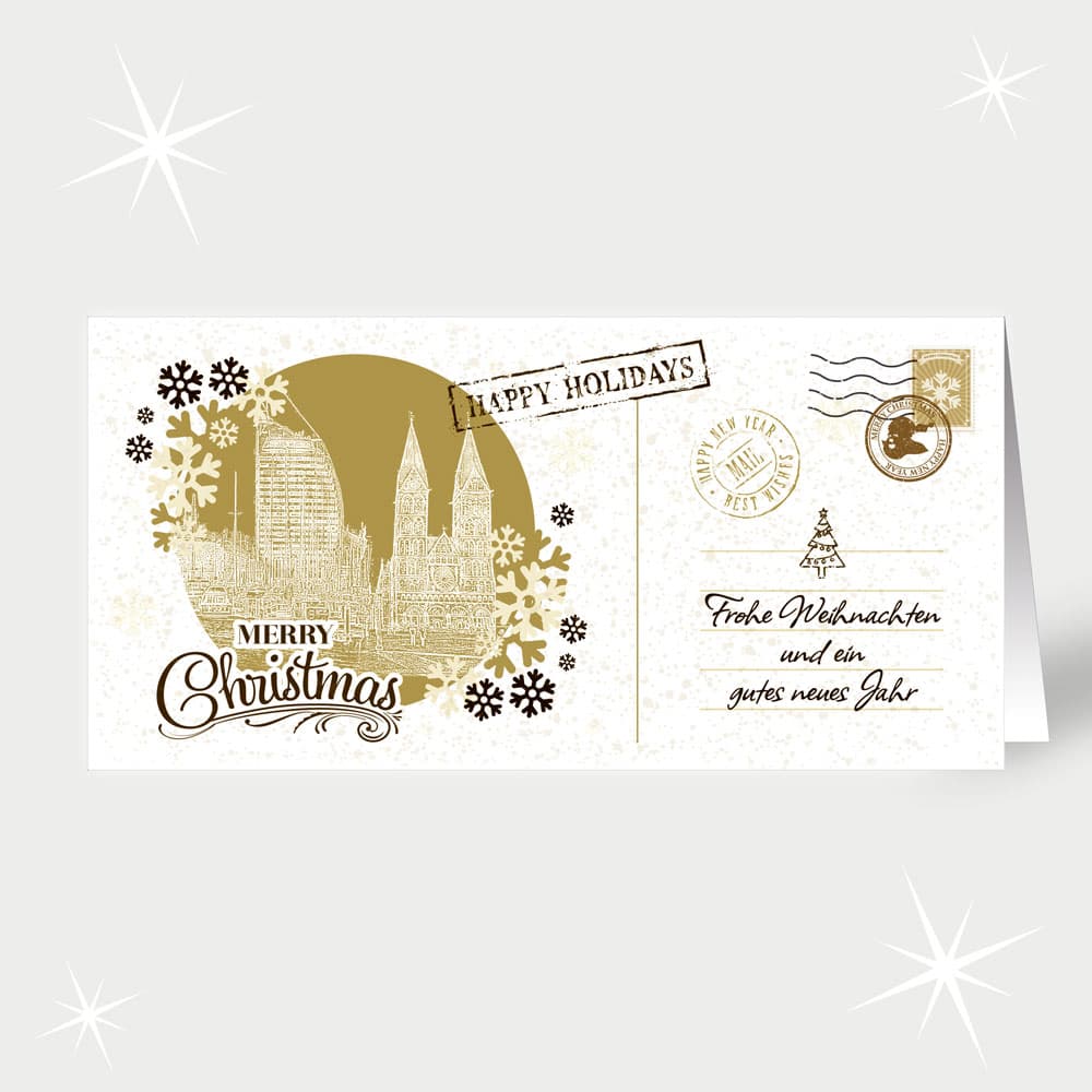 Nostalgisches Bremen in Gold