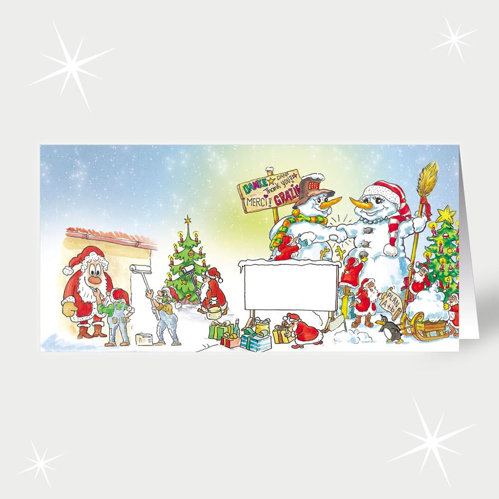 Weihnachtliche Fassade