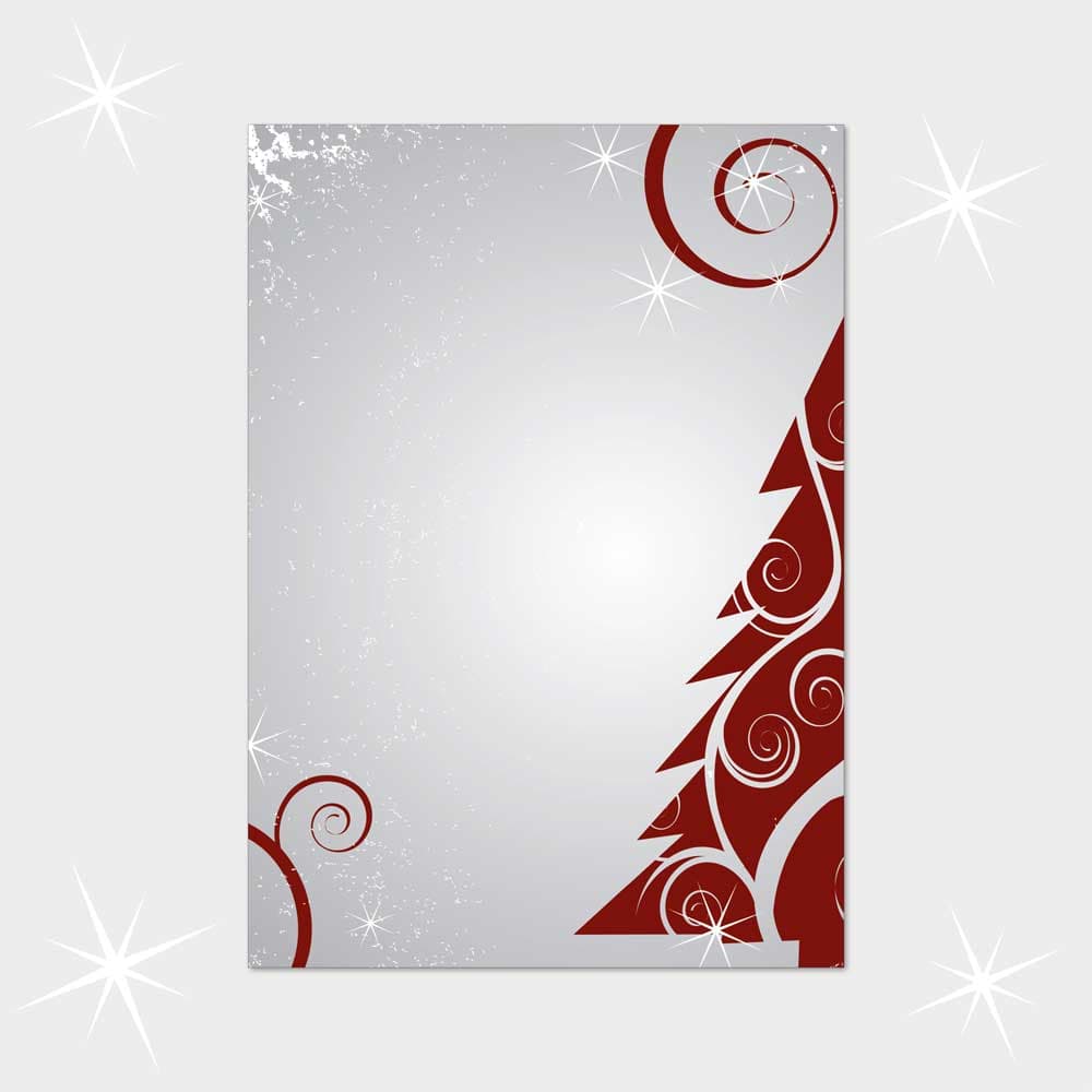 Weihnachtsbriefpapier DIN A4  21 x 29,7 cm