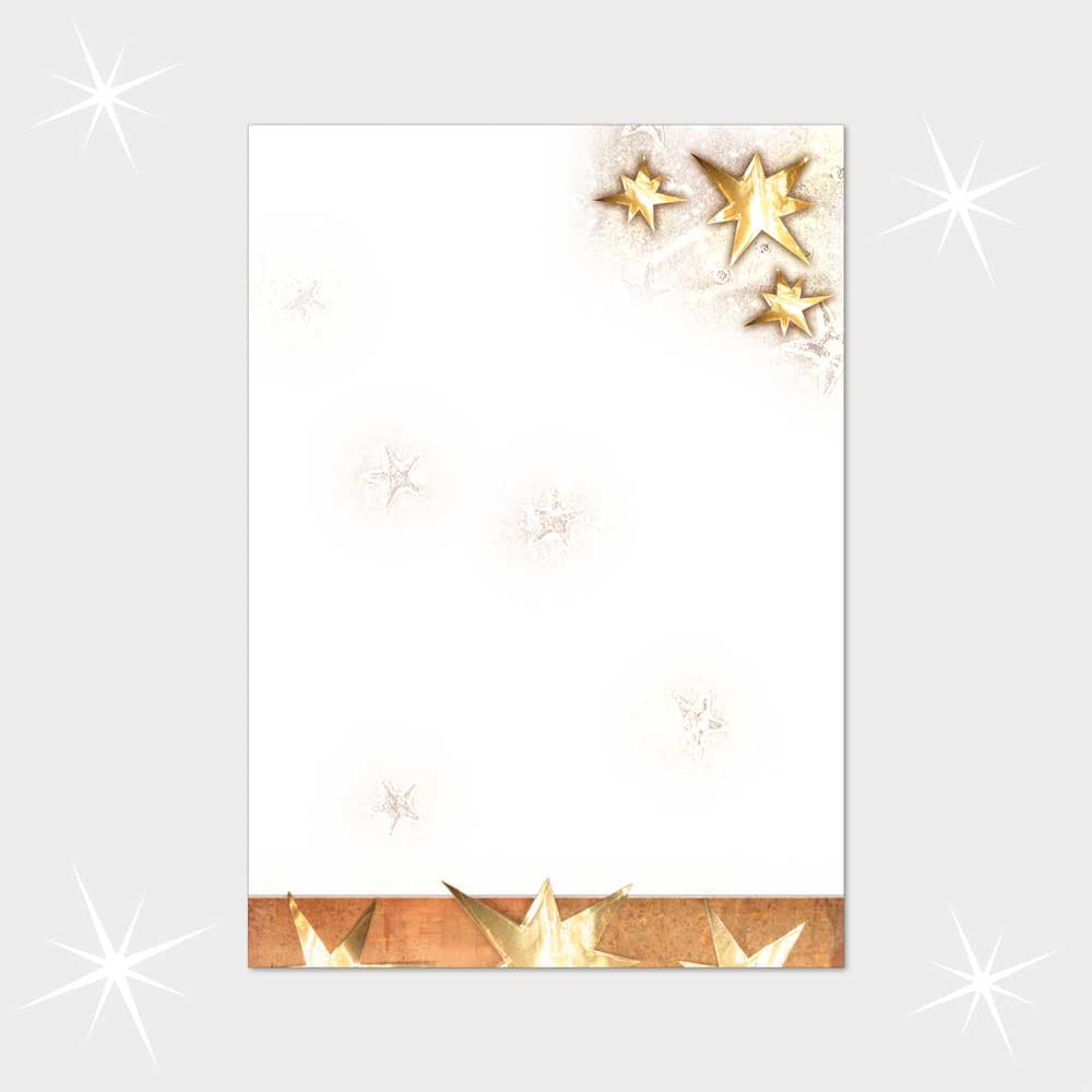 Weihnachtsbriefpapier DIN A4  21 x 29,7 cm