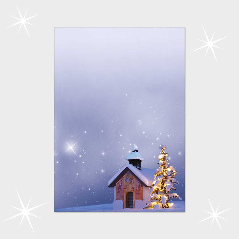 Weihnachtsbriefpapier DIN A4  21 x 29,7 cm
