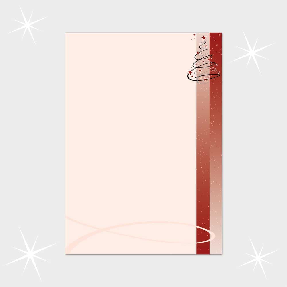 Weihnachtsbriefpapier DIN A4  21 x 29,7 cm