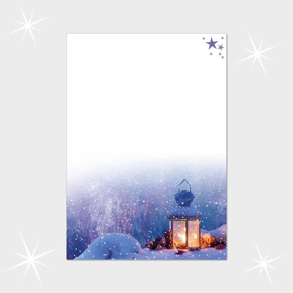 Weihnachtsbriefpapier DIN A4  21 x 29,7 cm