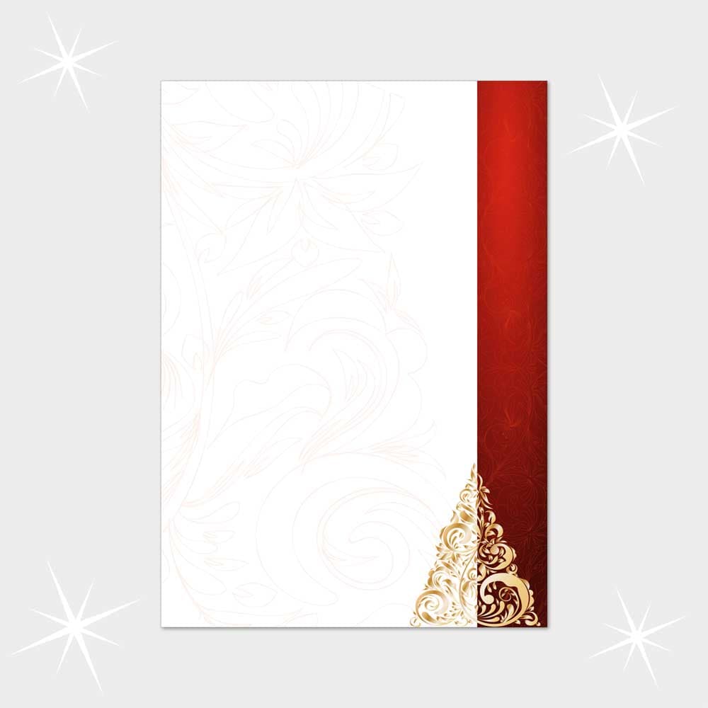 Weihnachtsbriefpapier DIN A4  21 x 29,7 cm