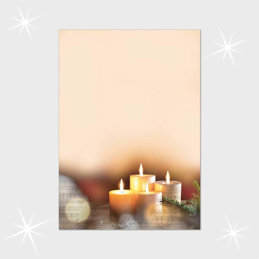 Weihnachtsbriefpapier DIN A4  21 x 29,7 cm