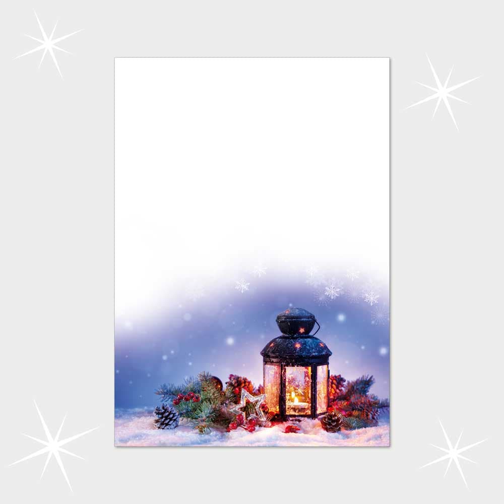 Weihnachtsbriefpapier DIN A4  21 x 29,7 cm