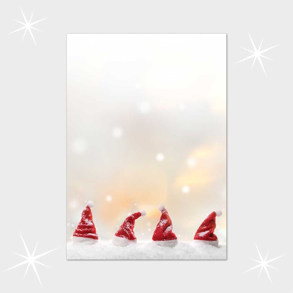 Weihnachtsbriefpapier DIN A4  21 x 29,7 cm