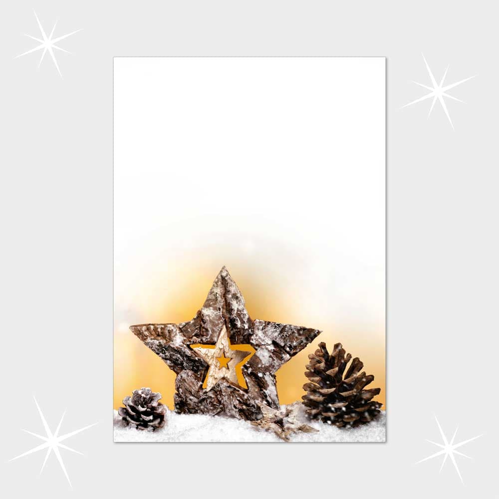 Weihnachtsbriefpapier DIN A4  21 x 29,7 cm