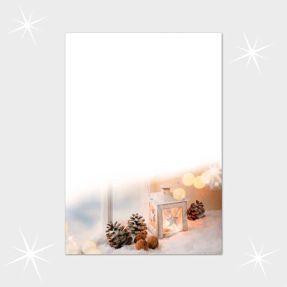 Weihnachtsbriefpapier DIN A4  21 x 29,7 cm