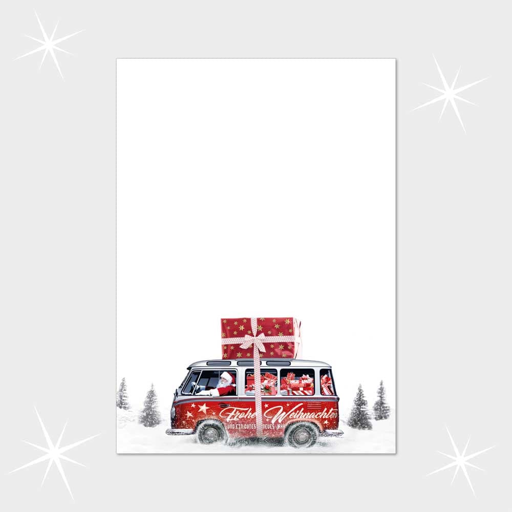 Weihnachtsbriefpapier DIN A4  21 x 29,7 cm