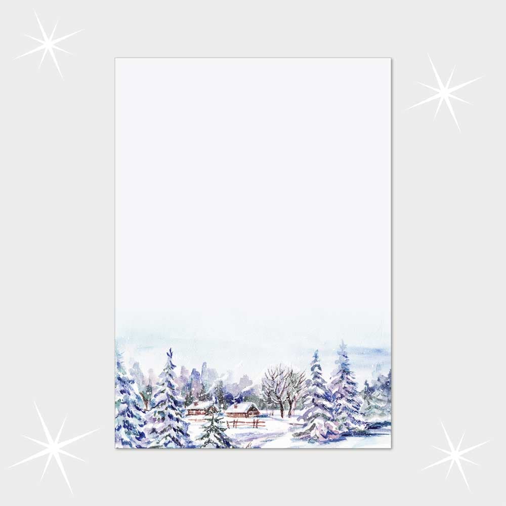 Weihnachtsbriefpapier DIN A4  21 x 29,7 cm