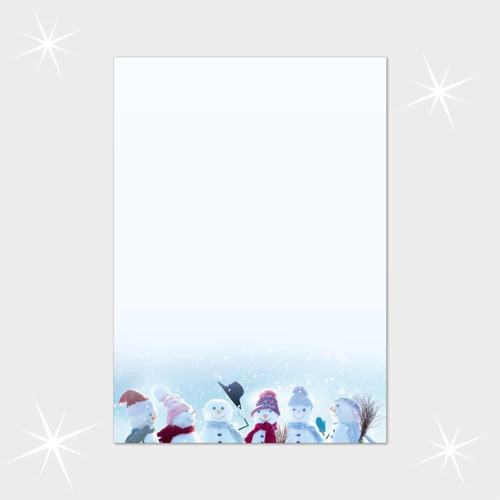 Weihnachtsbriefpapier DIN A4  21 x 29,7 cm