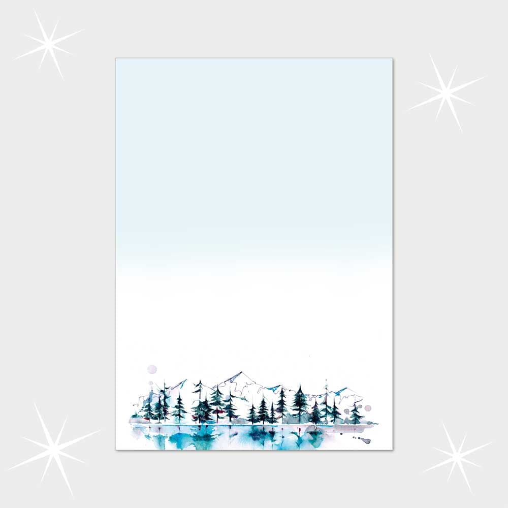 Weihnachtsbriefpapier DIN A4  21 x 29,7 cm