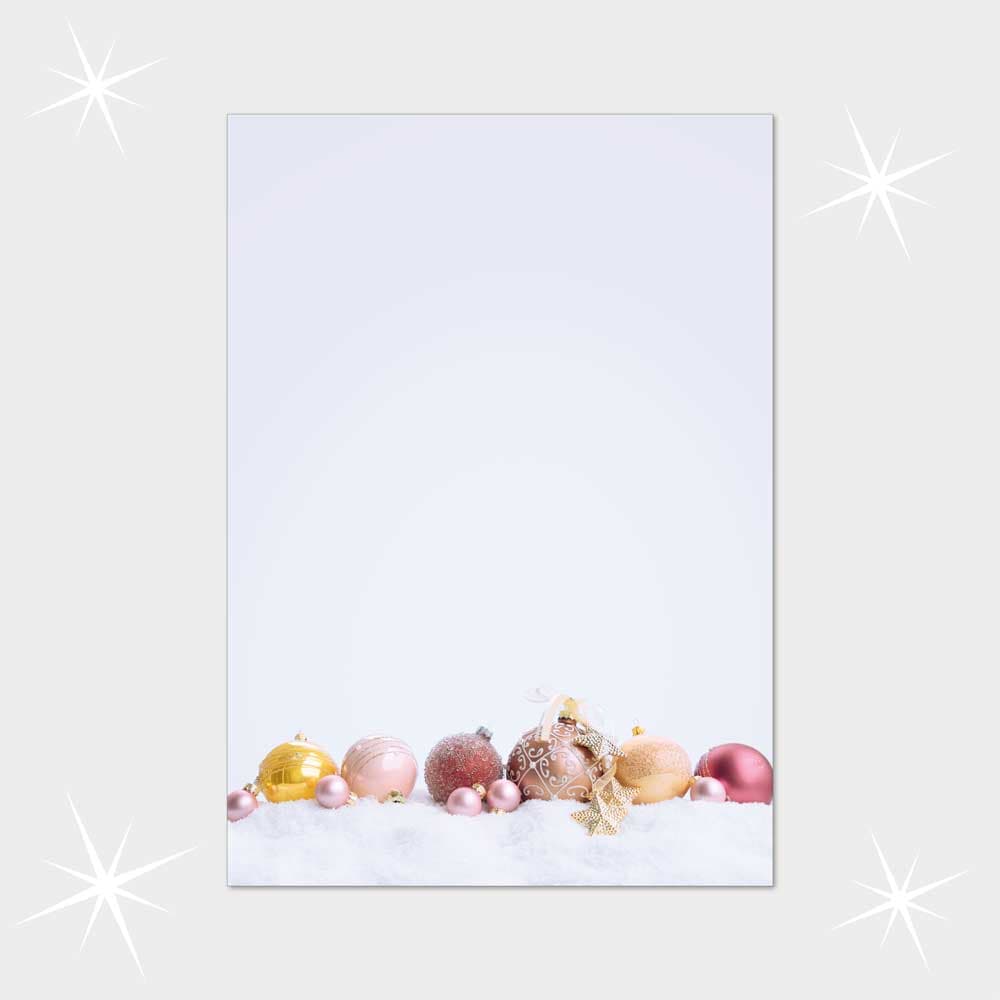 Weihnachtsbriefpapier DIN A4  21 x 29,7 cm