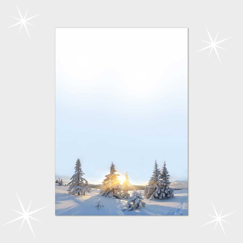 Weihnachtsbriefpapier DIN A4  21 x 29,7 cm