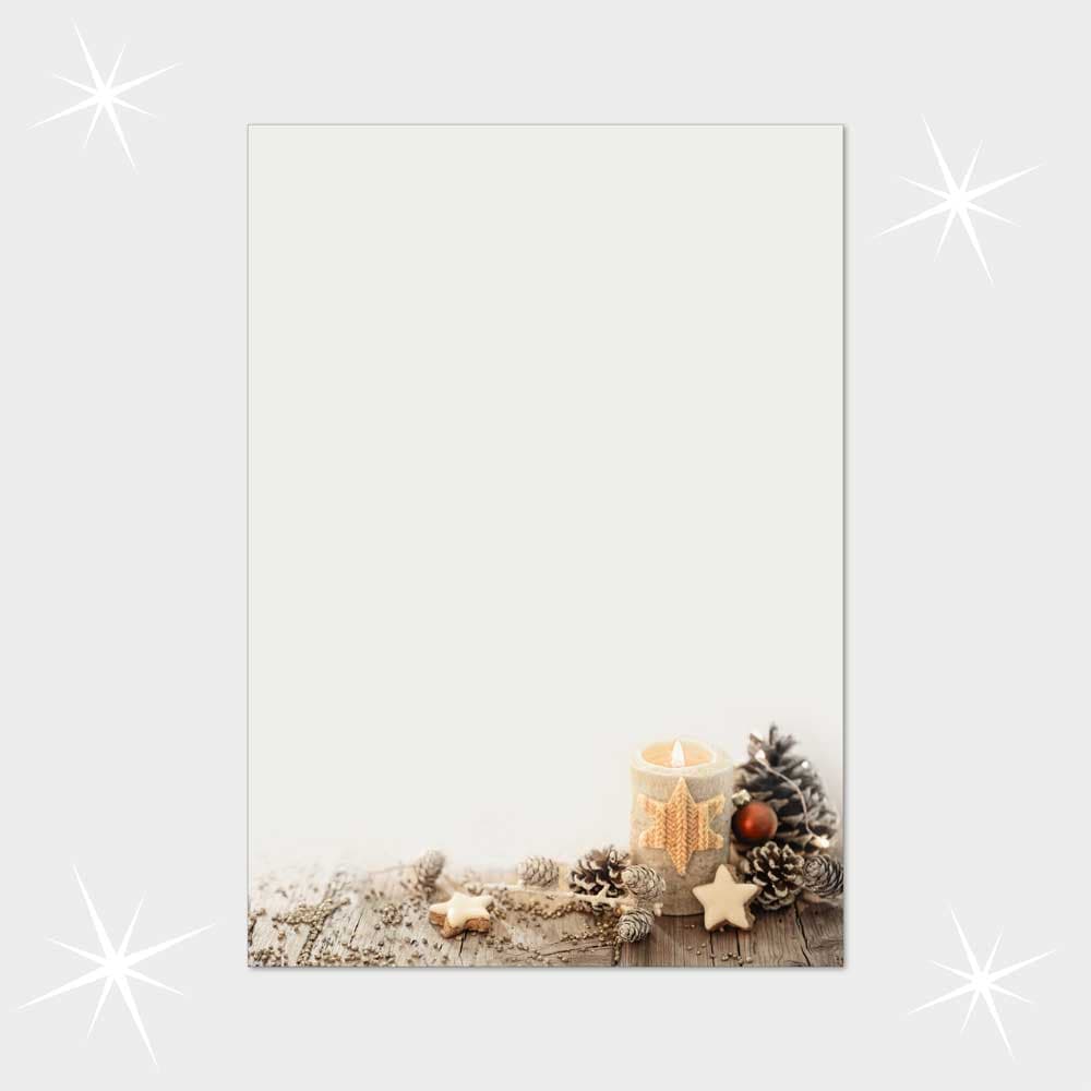 Weihnachtsbriefpapier DIN A4  21 x 29,7 cm