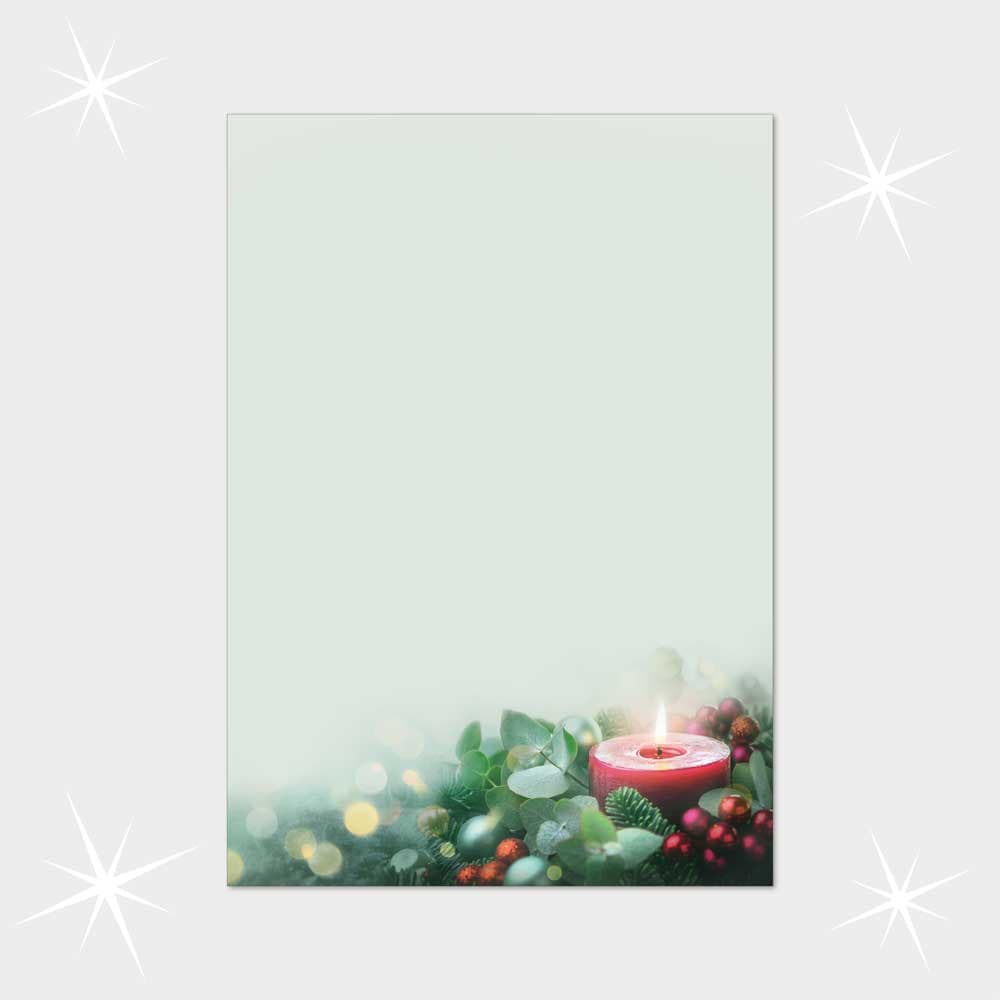 Weihnachtsbriefpapier DIN A4  21 x 29,7 cm