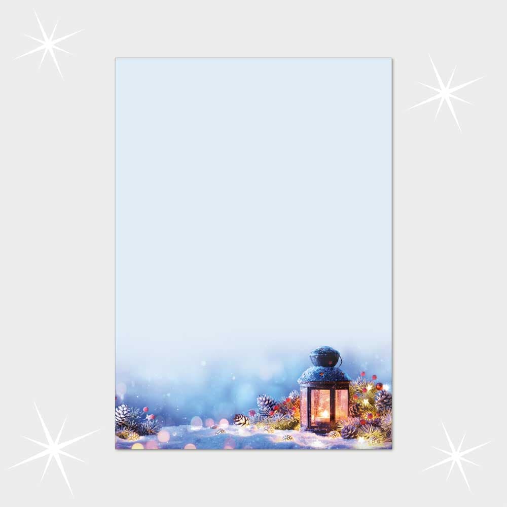 Weihnachtsbriefpapier DIN A4  21 x 29,7 cm