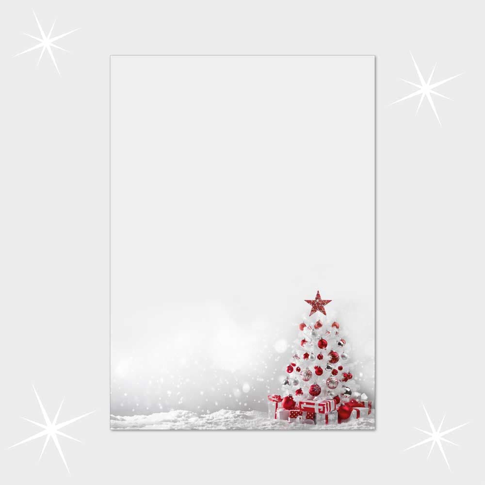 Weihnachtsbriefpapier DIN A4  21 x 29,7 cm