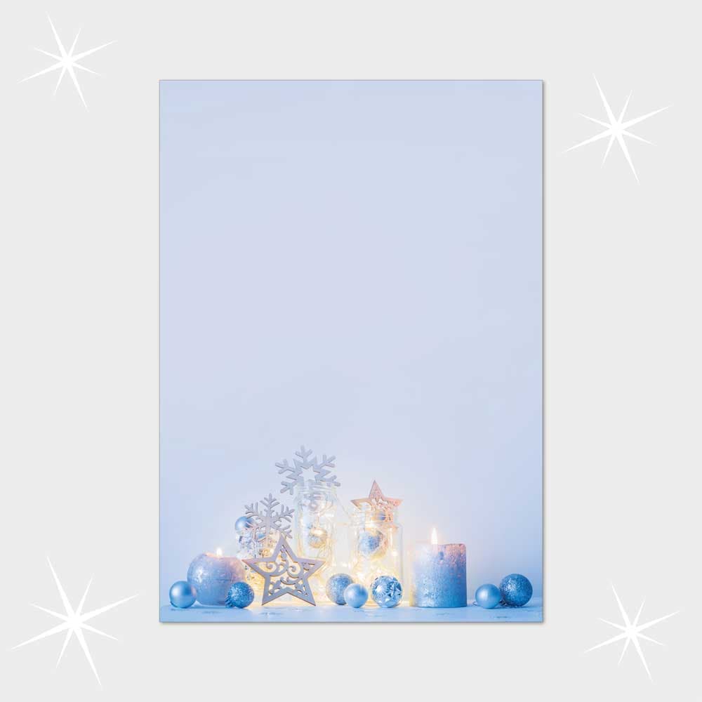 Weihnachtsbriefpapier DIN A4  21 x 29,7 cm