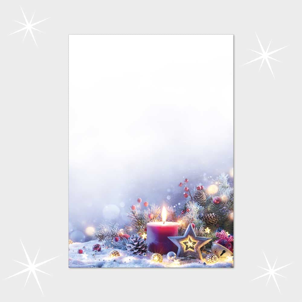 Weihnachtsbriefpapier DIN A4  21 x 29,7 cm
