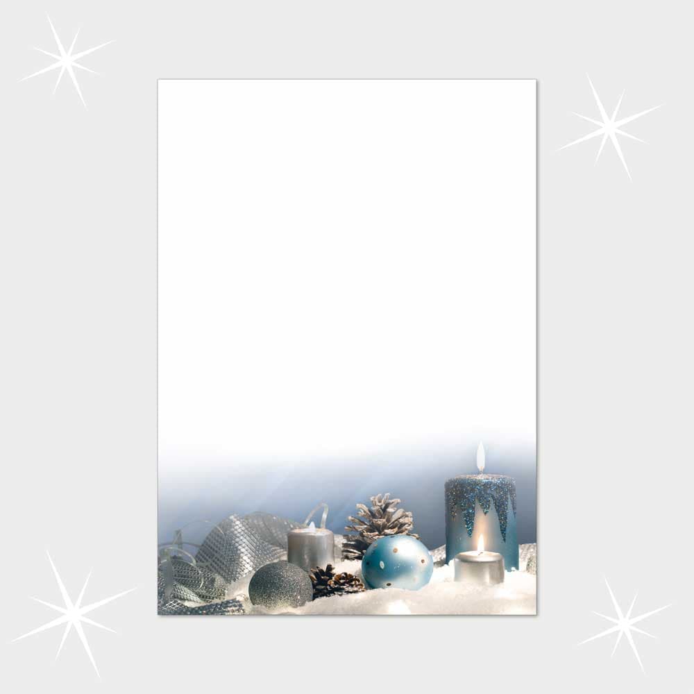 Weihnachtsbriefpapier DIN A4  21 x 29,7 cm