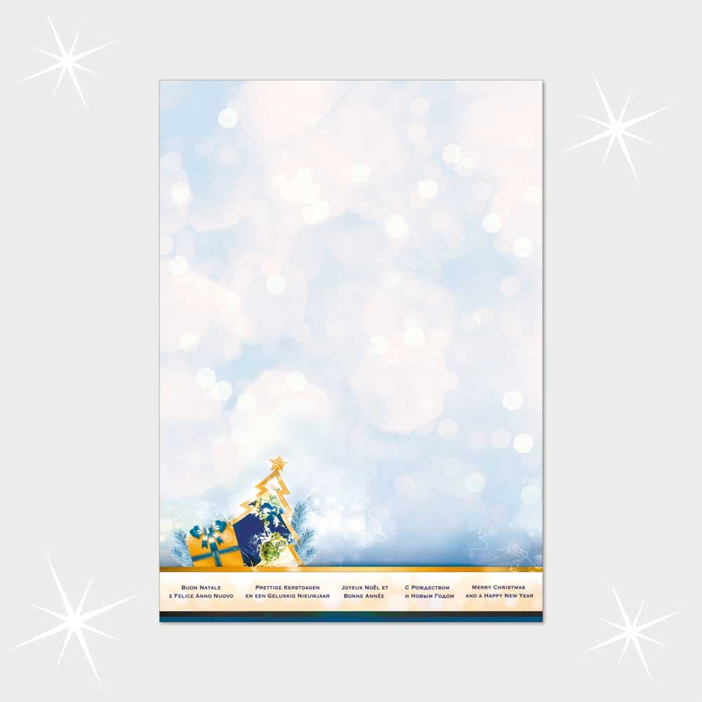 Weihnachtsbriefpapier DIN A4  21 x 29,7 cm