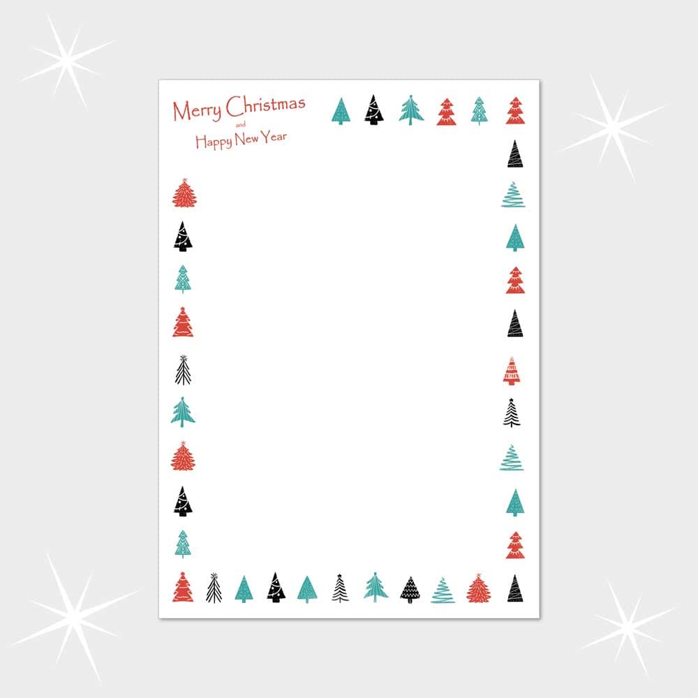 Weihnachtsbriefpapier DIN A4  21 x 29,7 cm