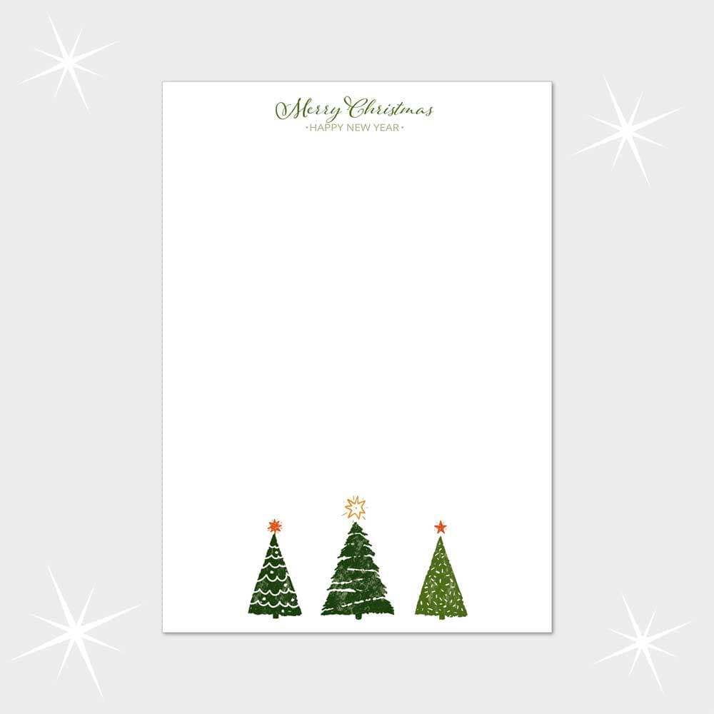 Weihnachtsbriefpapier DIN A4  21 x 29,7 cm