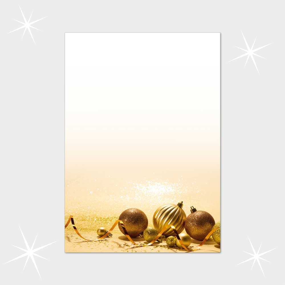 Weihnachtsbriefpapier DIN A4  21 x 29,7 cm