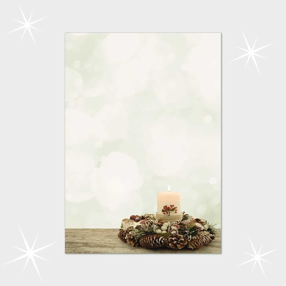 Weihnachtsbriefpapier DIN A4  21 x 29,7 cm
